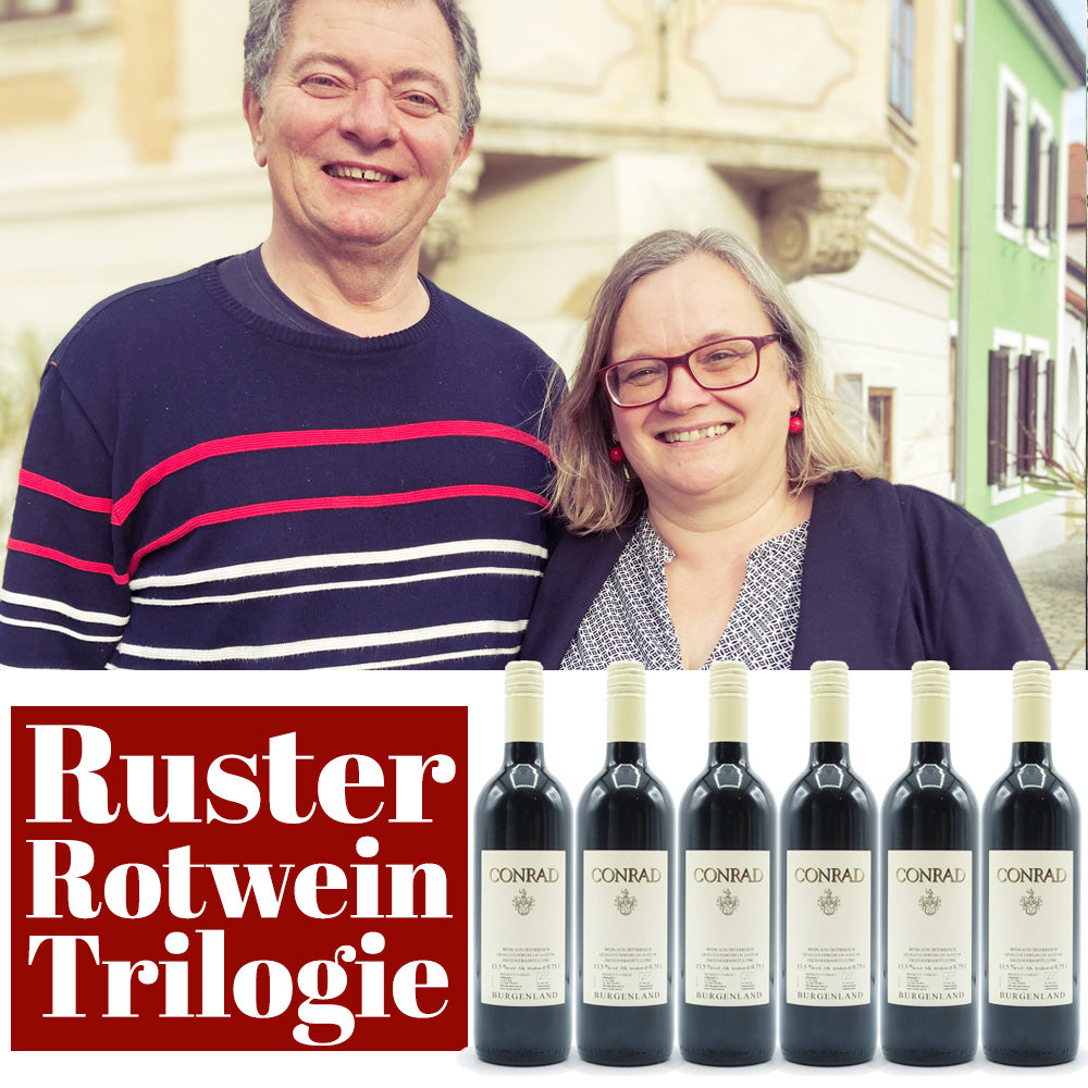 „Ruster Rotwein Trilogie“ Weingut Conrad / Rust (Bgld.)